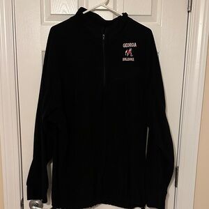 Georgia Bulldogs Black Quarter-Zip Jacket